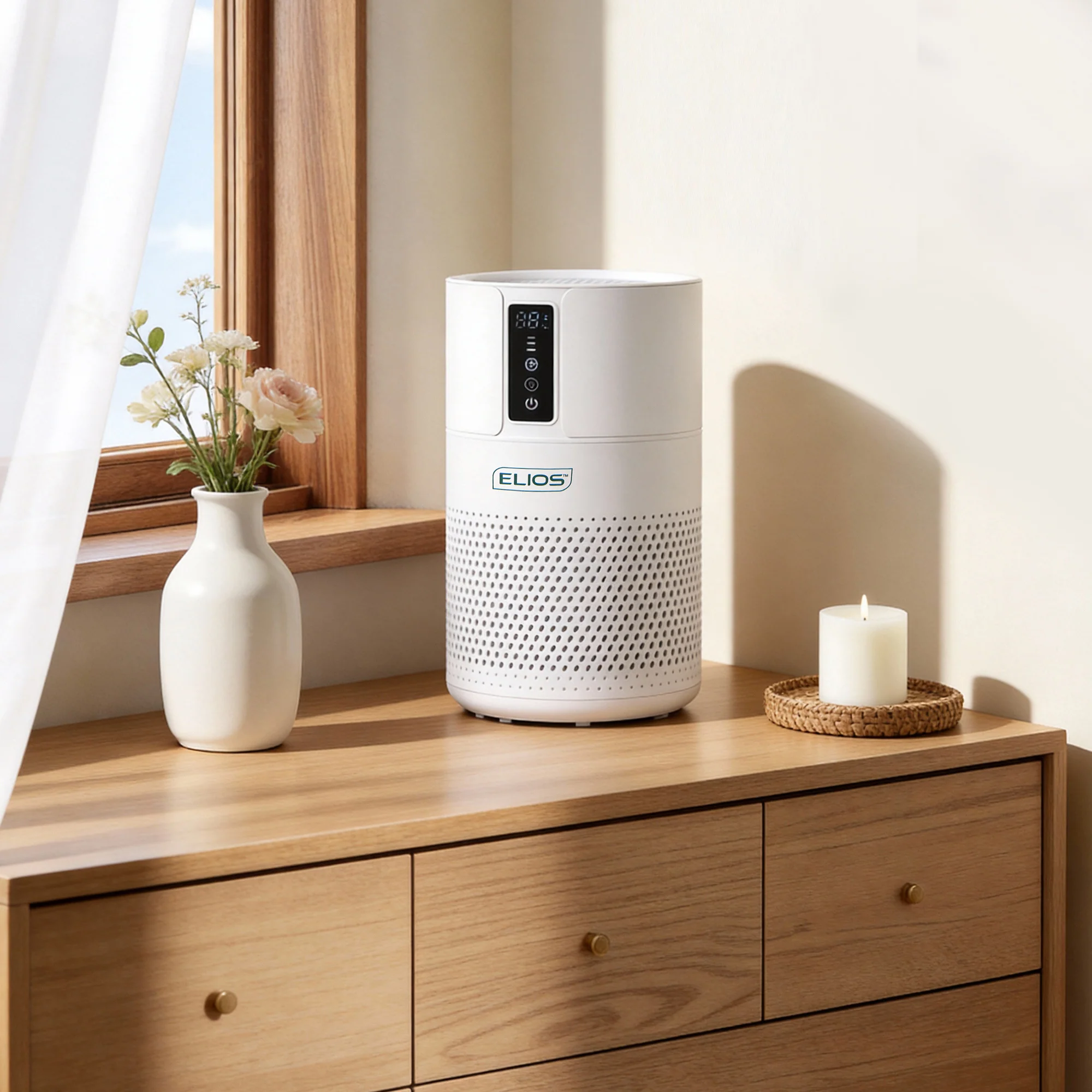 Elios Active Carbon HEPA Air Purifier 28cm EL-AP-0010 - Image 2