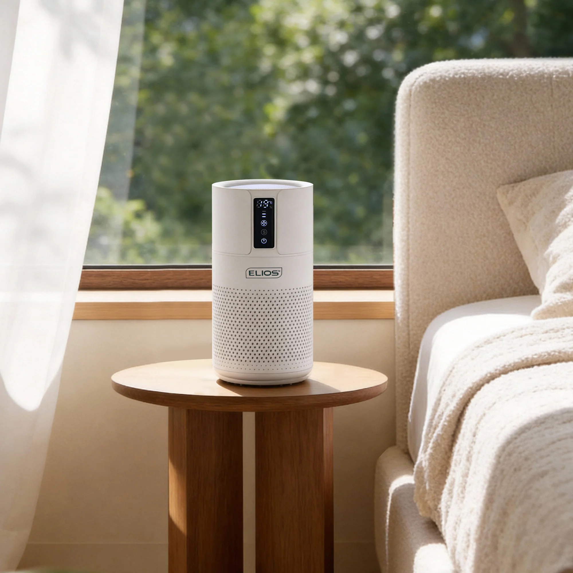 Elios Active Carbon HEPA Air Purifier 28cm EL-AP-0010 - Image 9