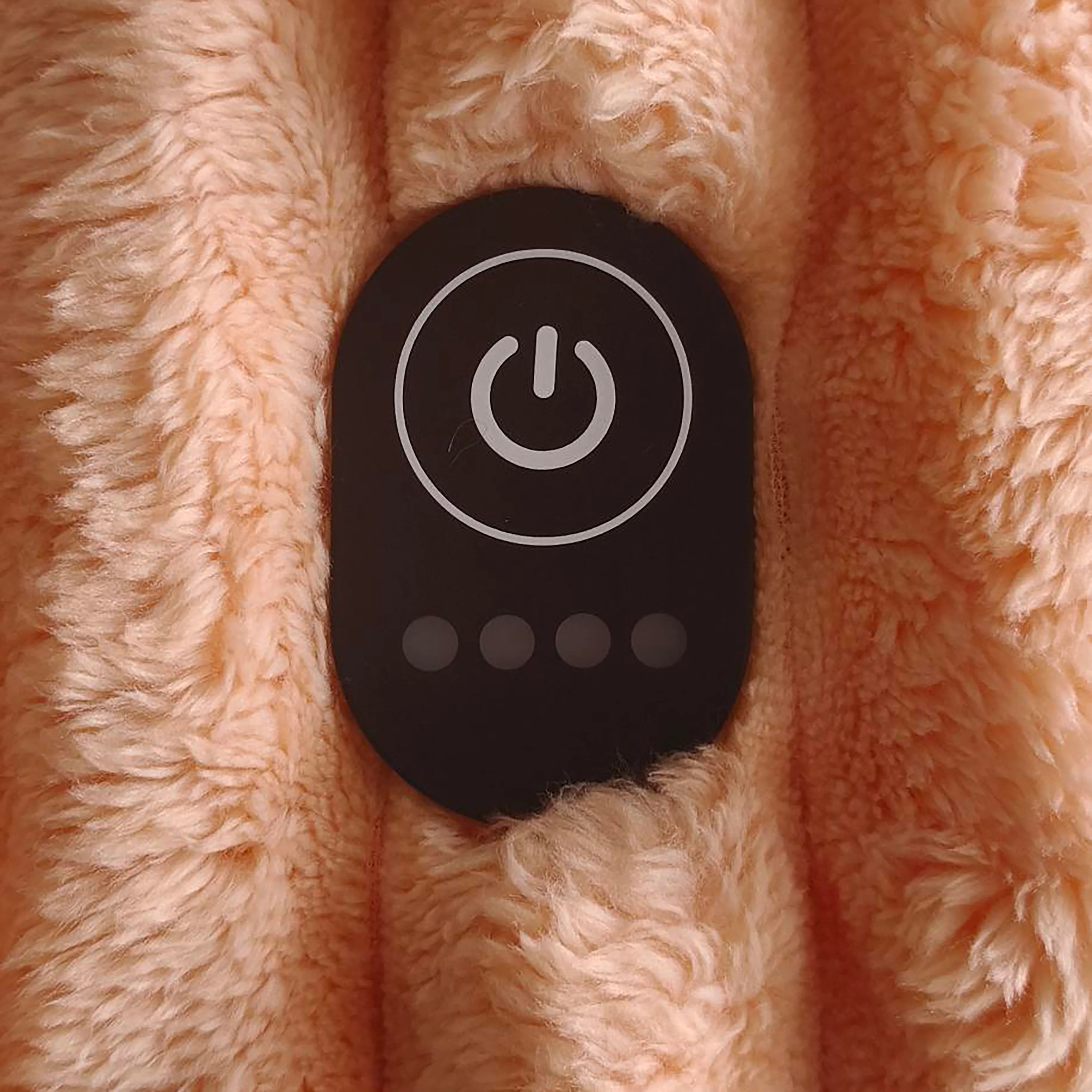 ELLE Heated Throw Blanket (Apricot Wash) - Image 5