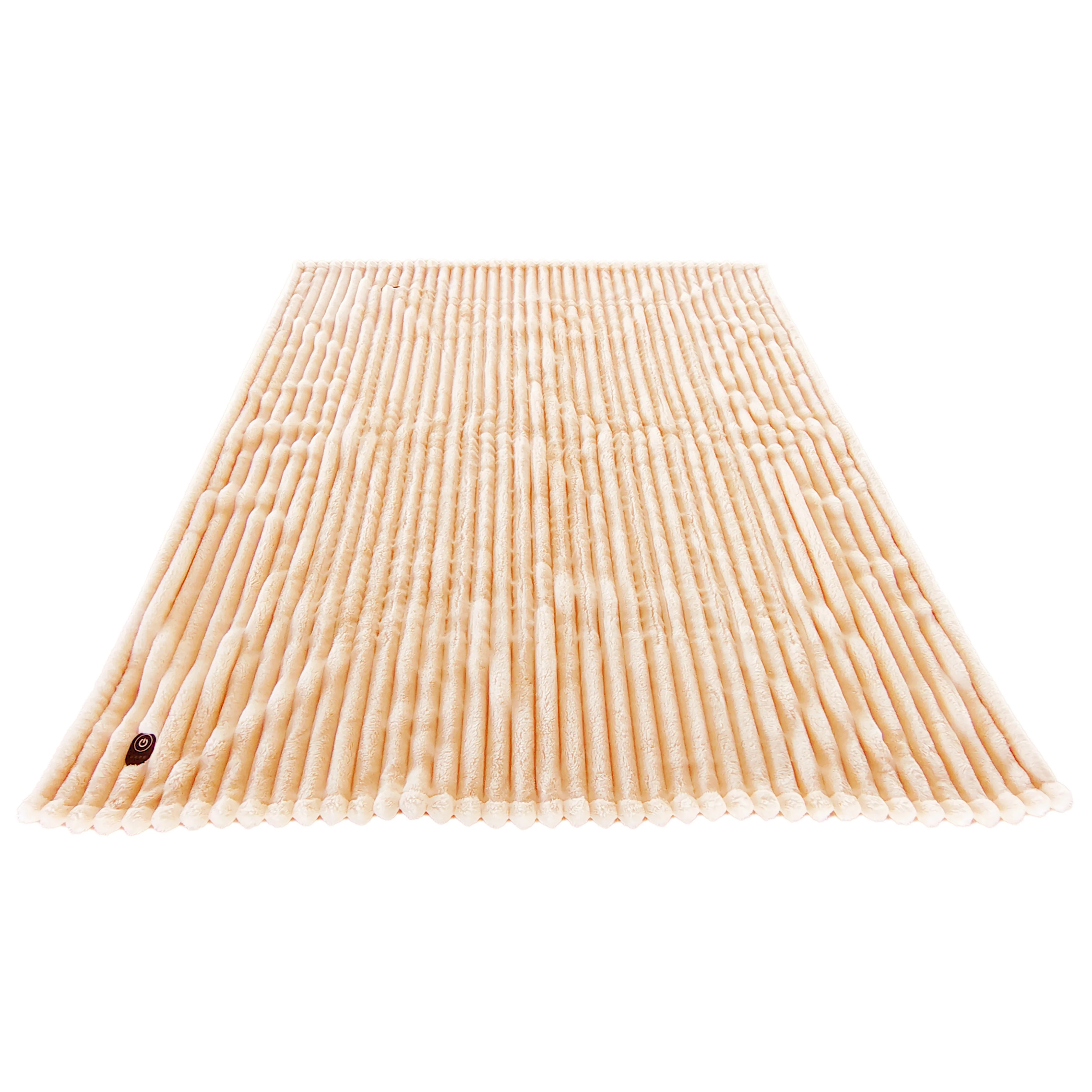 ELLE Heated Throw Blanket (Apricot Wash) - Image 9