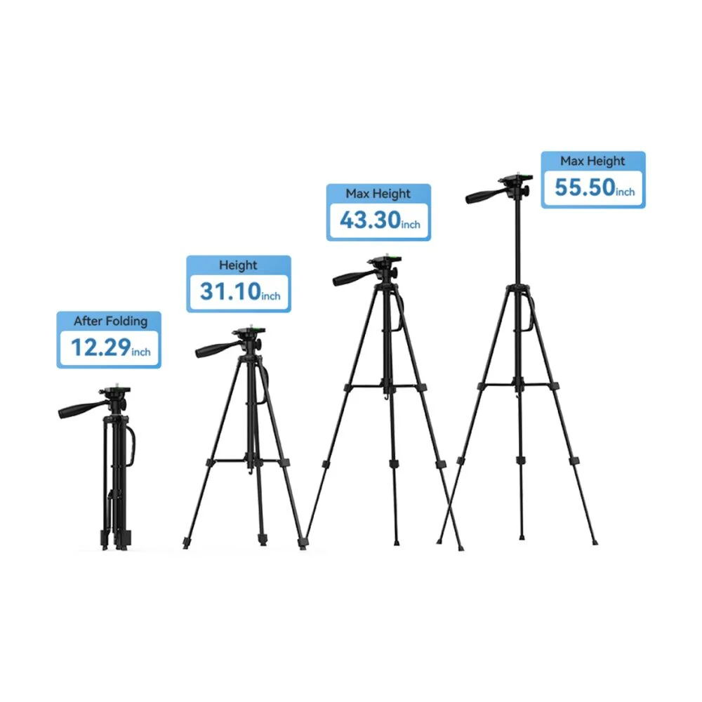EMEET Adjustable Floor Camera/Smartphone Compatbile Tripod 30-140cm - Image 6