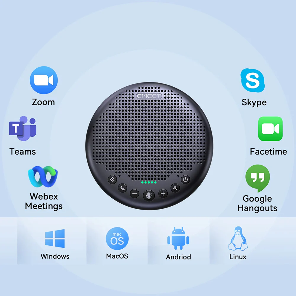 eMeet OfficeCore Luna Plus USB/Bluetooth Speakerphone - Image 8