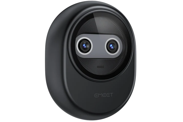 eMeet Piko Dual-Camera AI-Powered 4K Webcam Black - Image 3