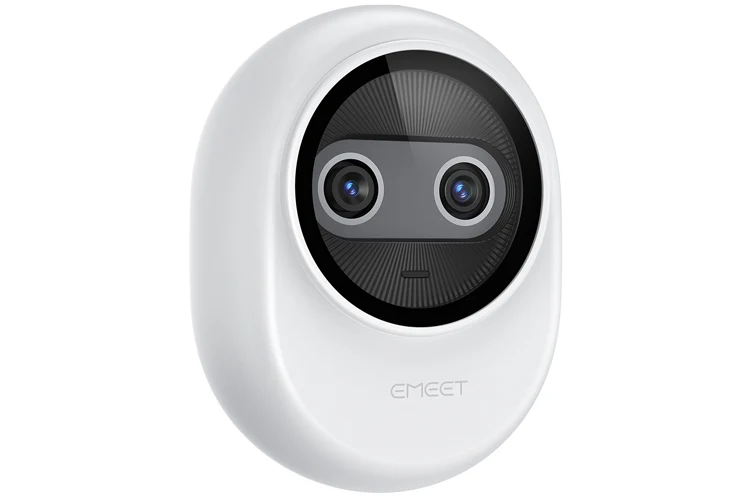 eMeet Piko Dual-Camera AI-Powered 4K Webcam White - Image 3