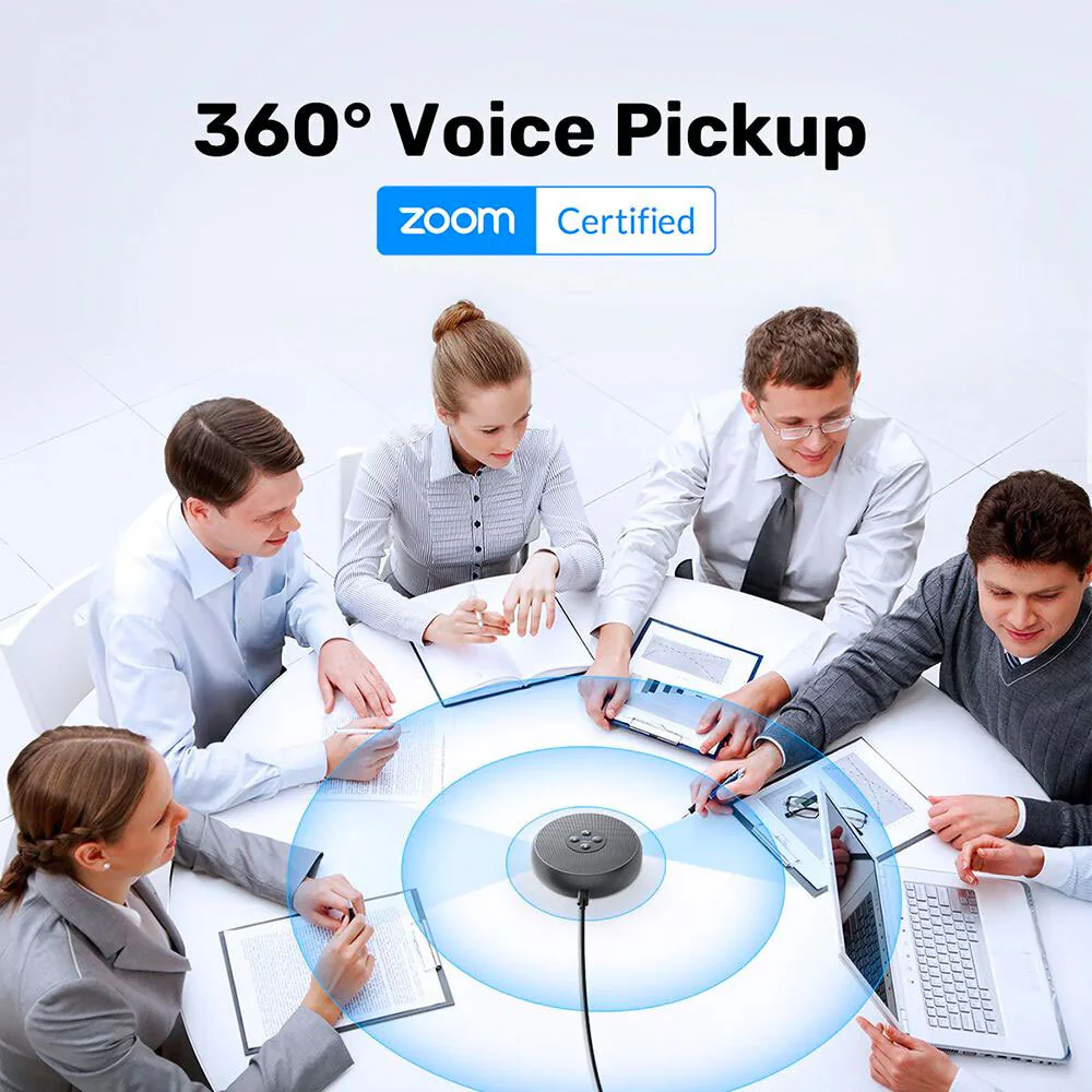 EMEET Portable OfficeCore M1A Zoom-Certified Plug-and-Play USB Speakerphone - Image 3