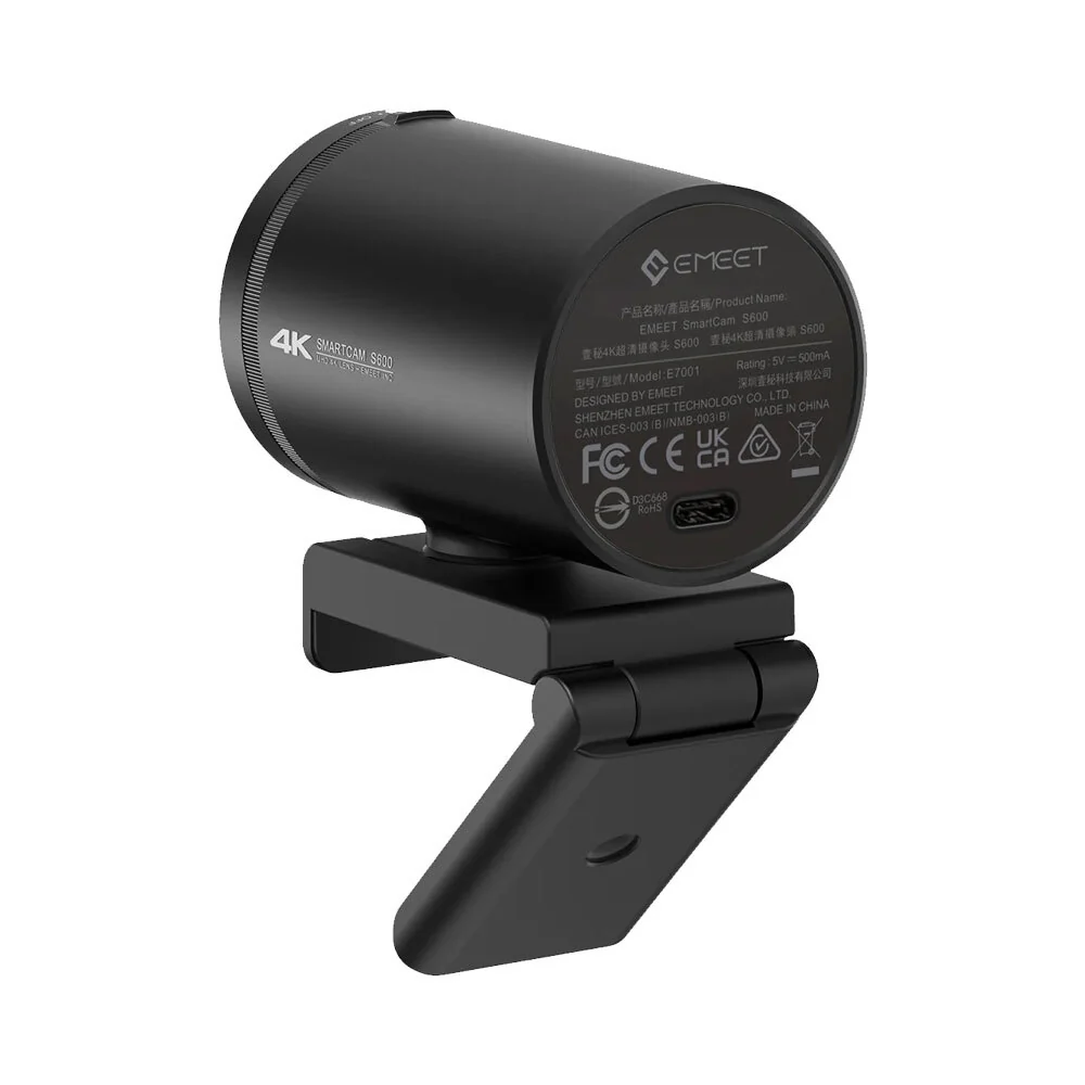 eMeet S600 4K Streaming Gaming Computer PC Webcam with Advanced TOF Autofocus - Image 3