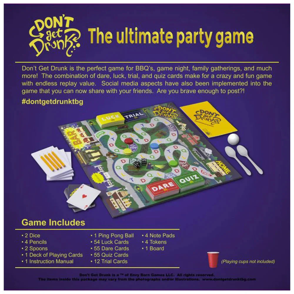 Envy Born Games Don't Get Drunk Party Game - Image 5