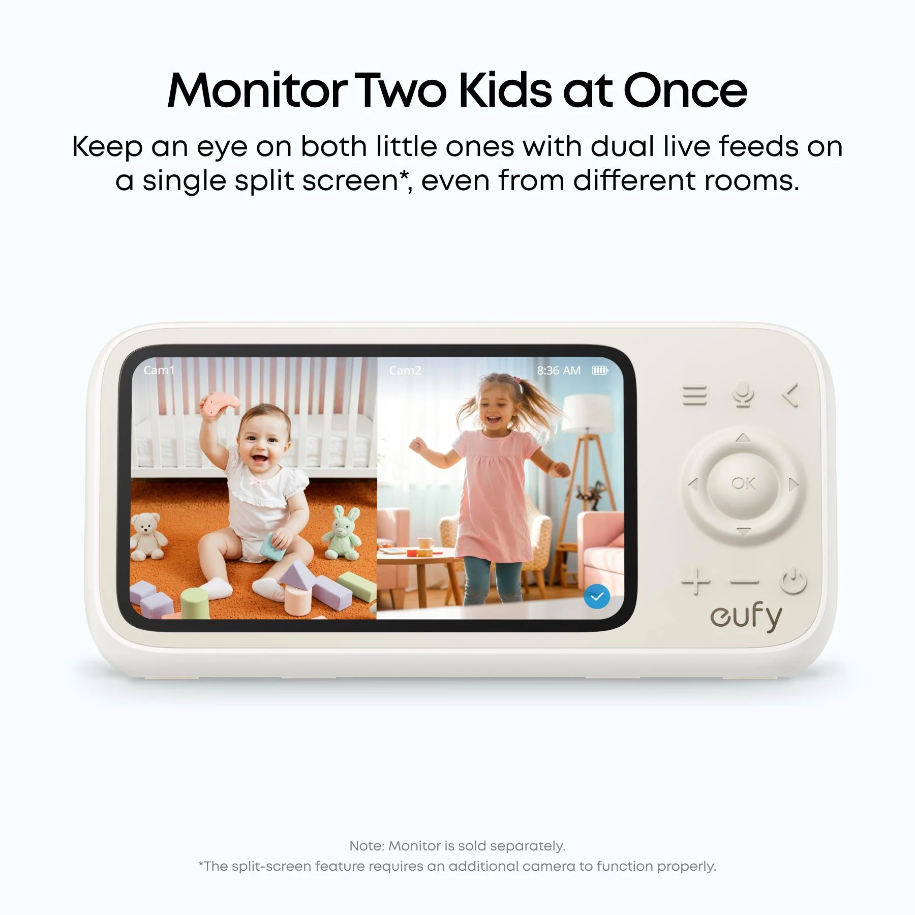 eufy C10 2K Stand Alone Baby Monitor - Image 3