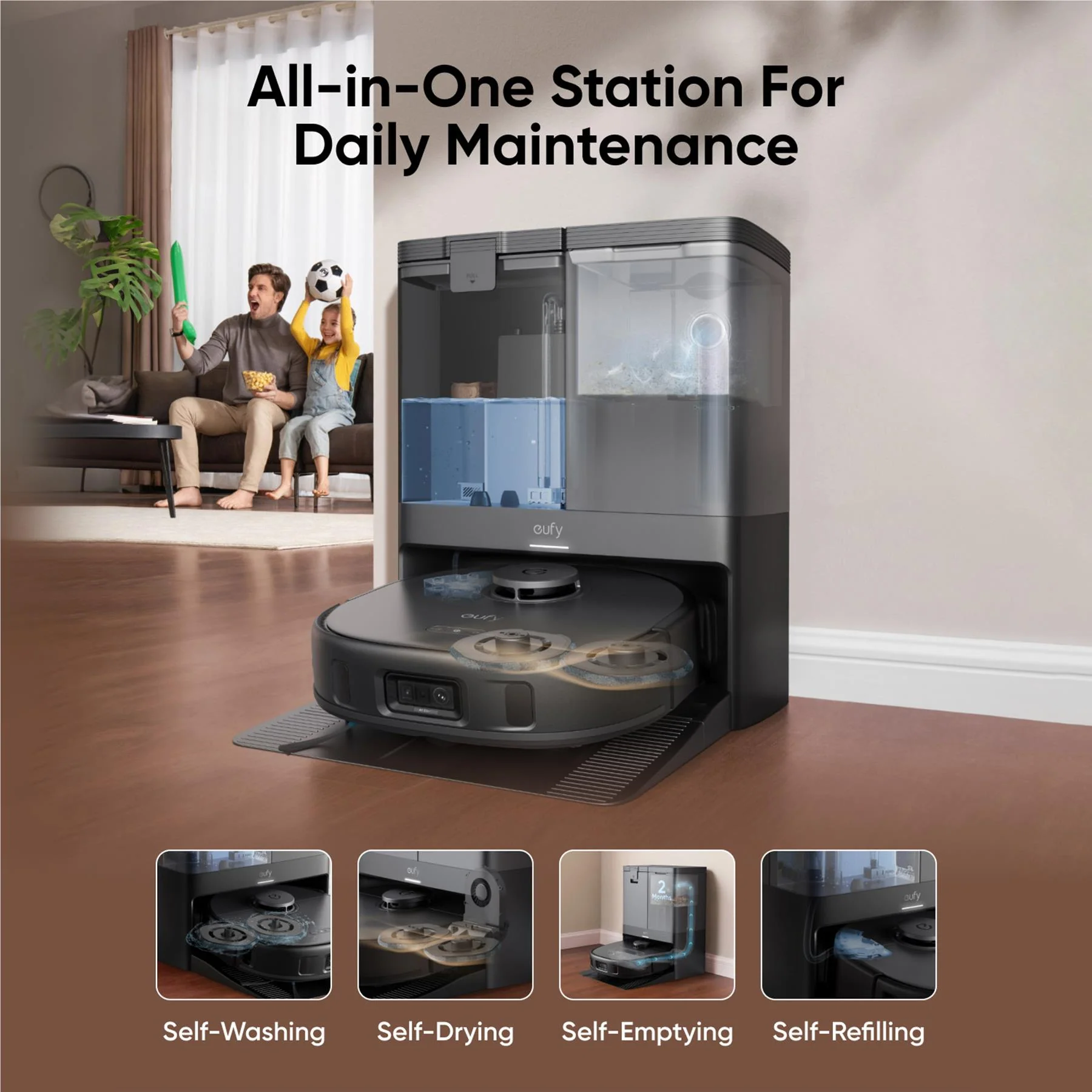 Eufy Clean Robovac X10 Pro Omni Robotic Vacuum - Image 11