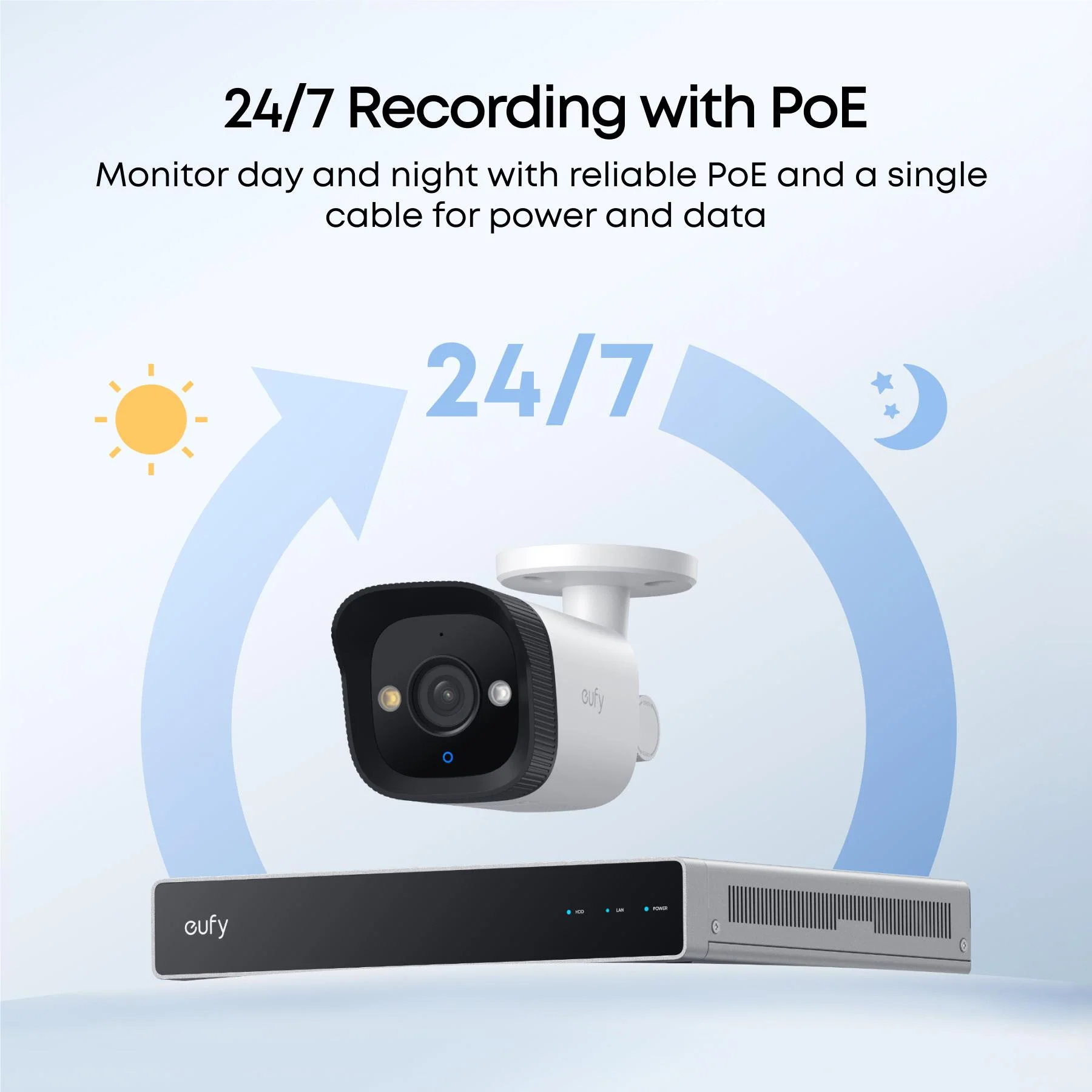 eufy E40 NVR POE Bullet Add-on Security Camera - Image 8
