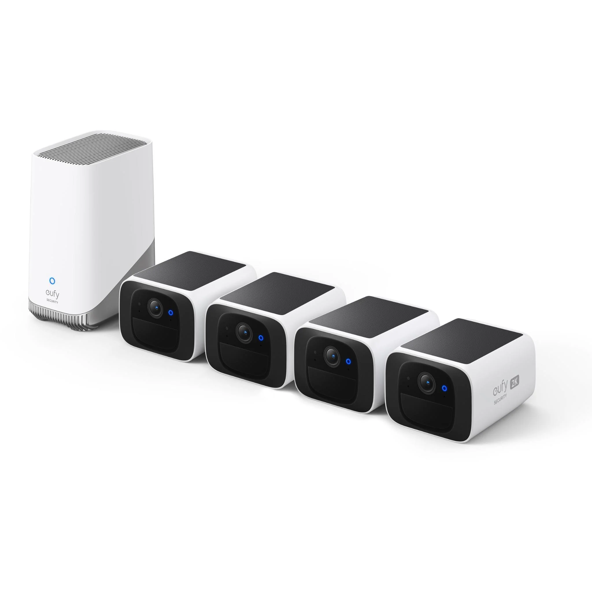 eufy Security Solocam S220 with Homebase (4 Pack)