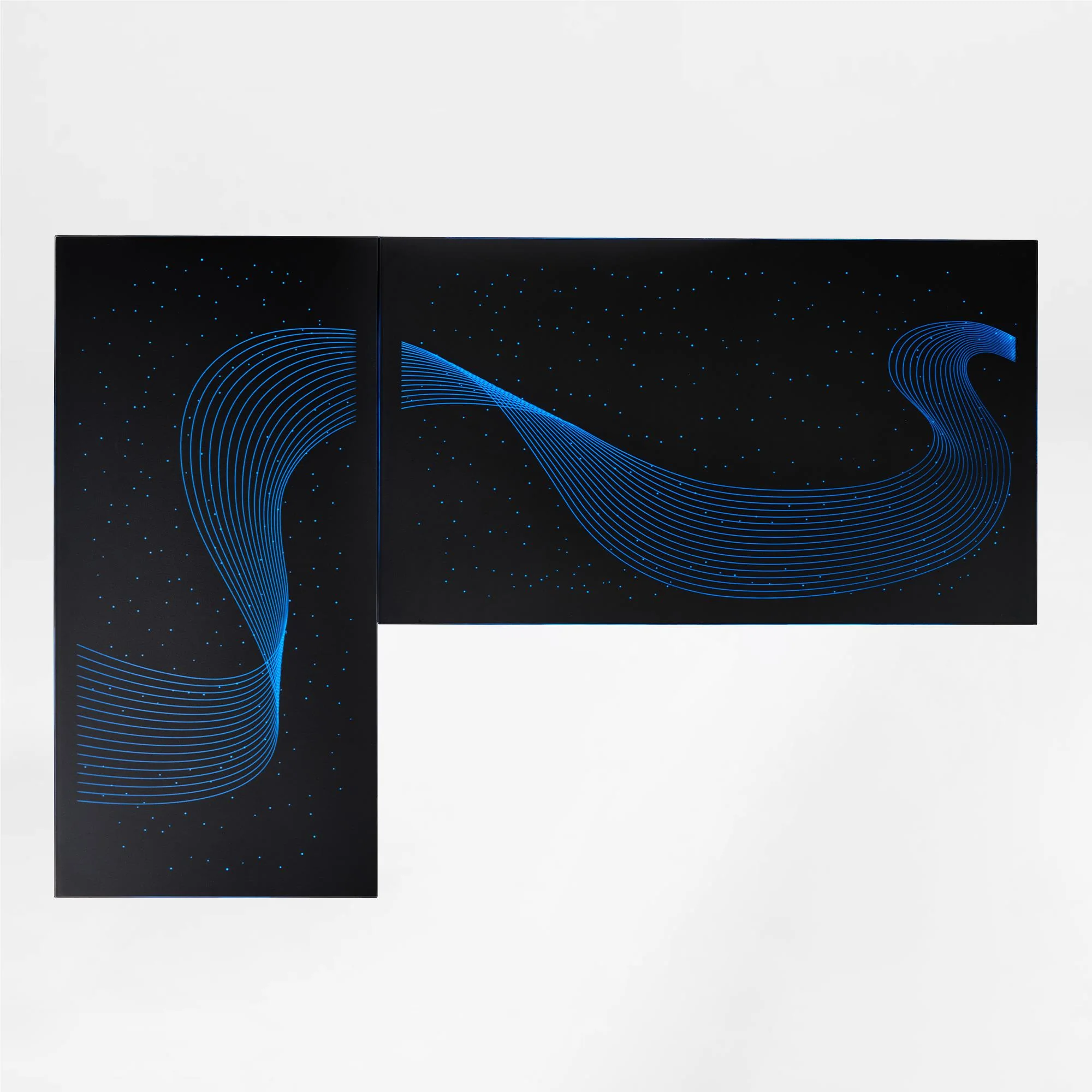 Eureka GTG - L60, L-Shaped Glass LED Gaming Desk (Left) - Image 7