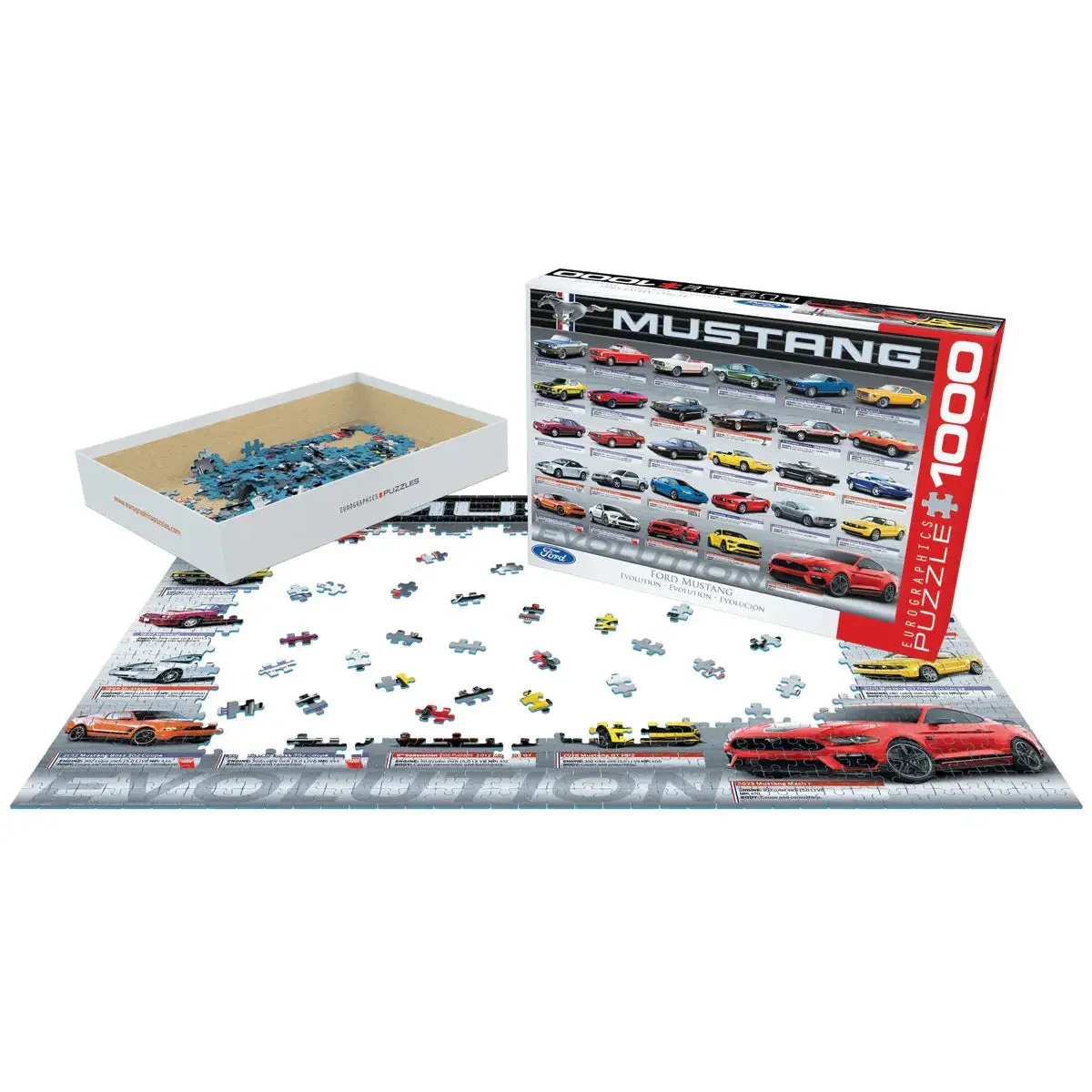 Eurographics 1000pc Ford Mustang Evolution Puzzle - Image 3