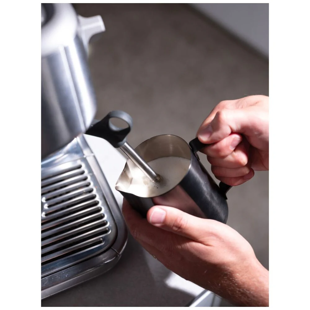 Euroline Stainless Steel PVD Milk Jug for Frothing Coffee Making 600ml (Black) - Image 5