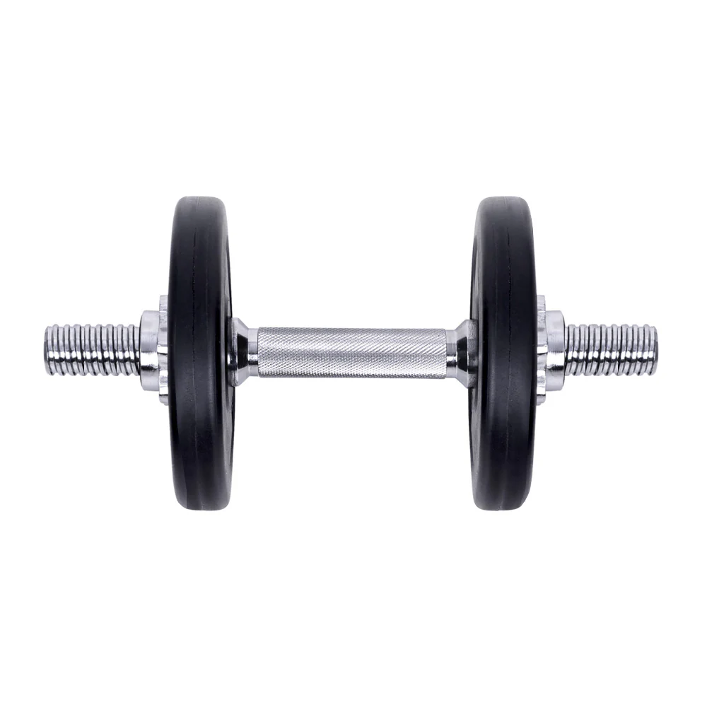 Everfit 10kg Dumbbell Set Weight Plates Dumbbells Lifting Bench - Image 4