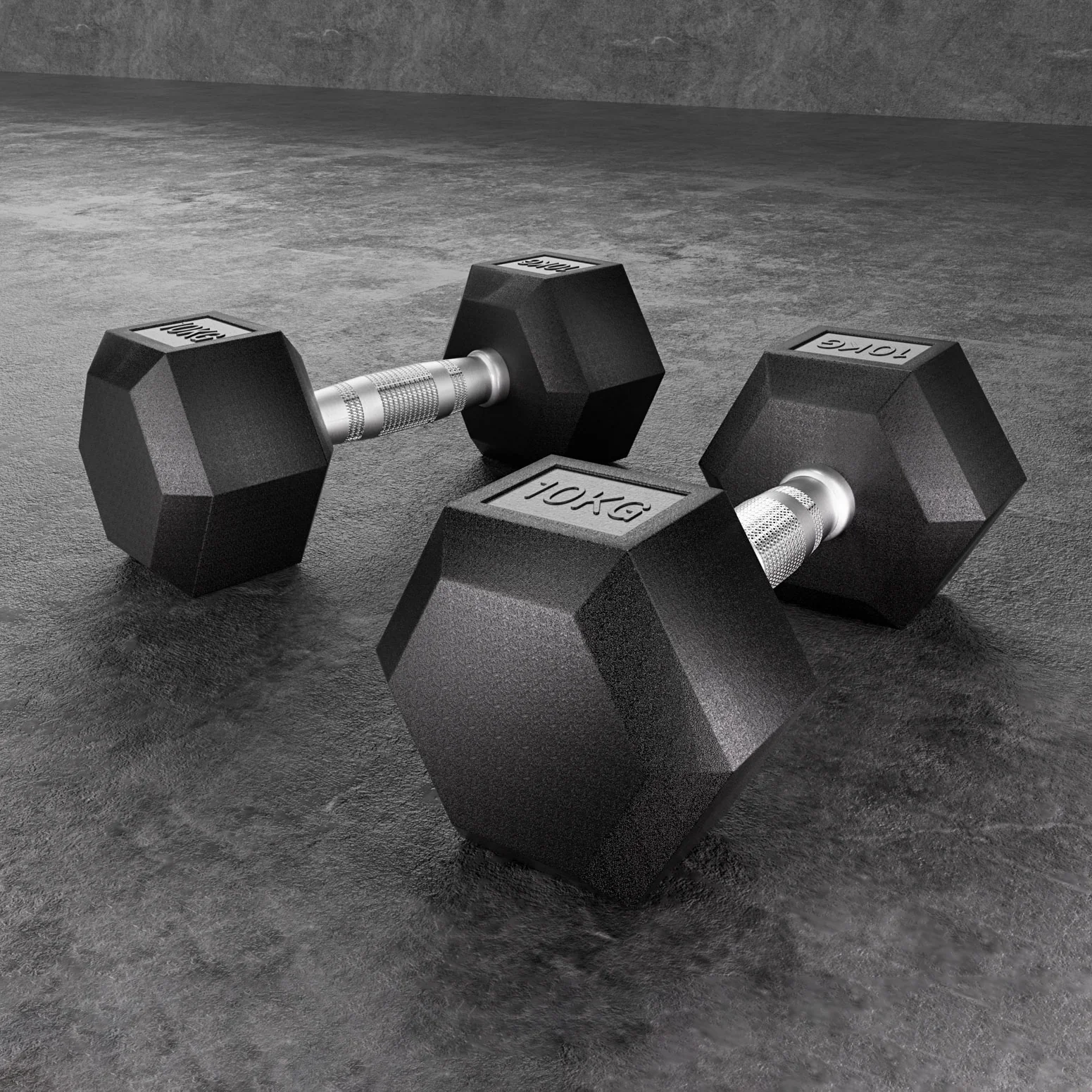 Everfit 20kg Hex Dumbbells Set Dumbbells Weights Lifting Bench Gym Workout 2x10kg - Image 2