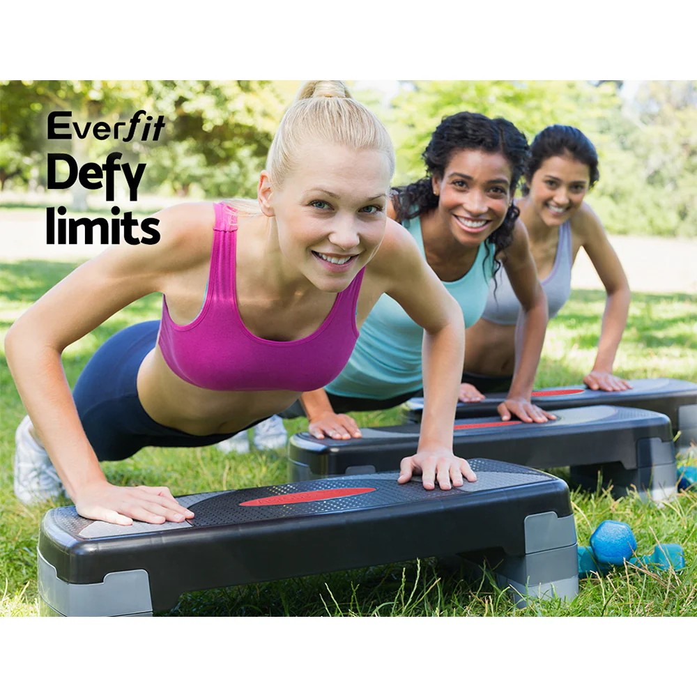 Everfit 3 Level Aerobic Step Exercise Stepper 78cm Gym Home Fitness - Image 8