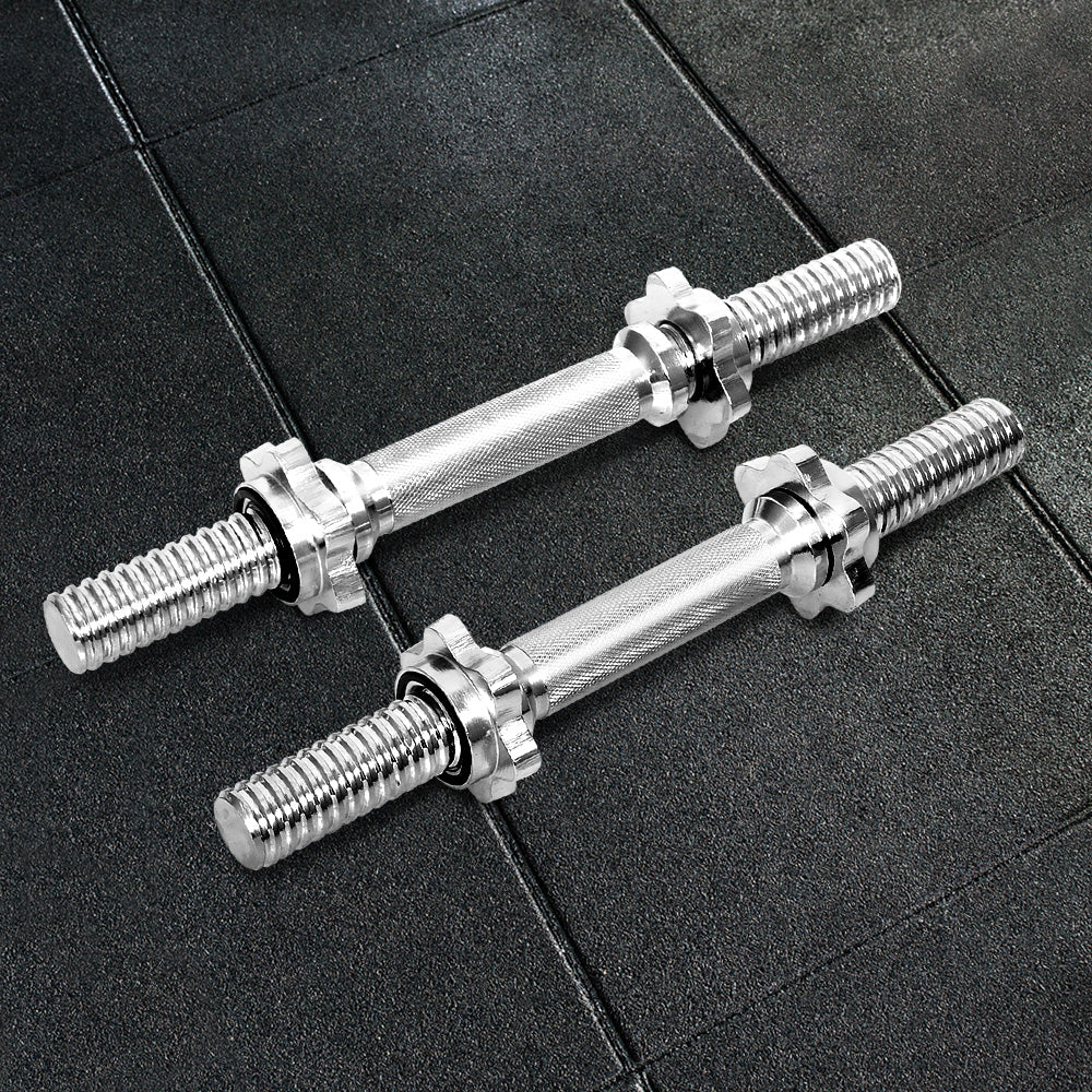 Everfit 45cm Dumbbell Bar Gym Home Exercise 150kg Capacity - Image 2