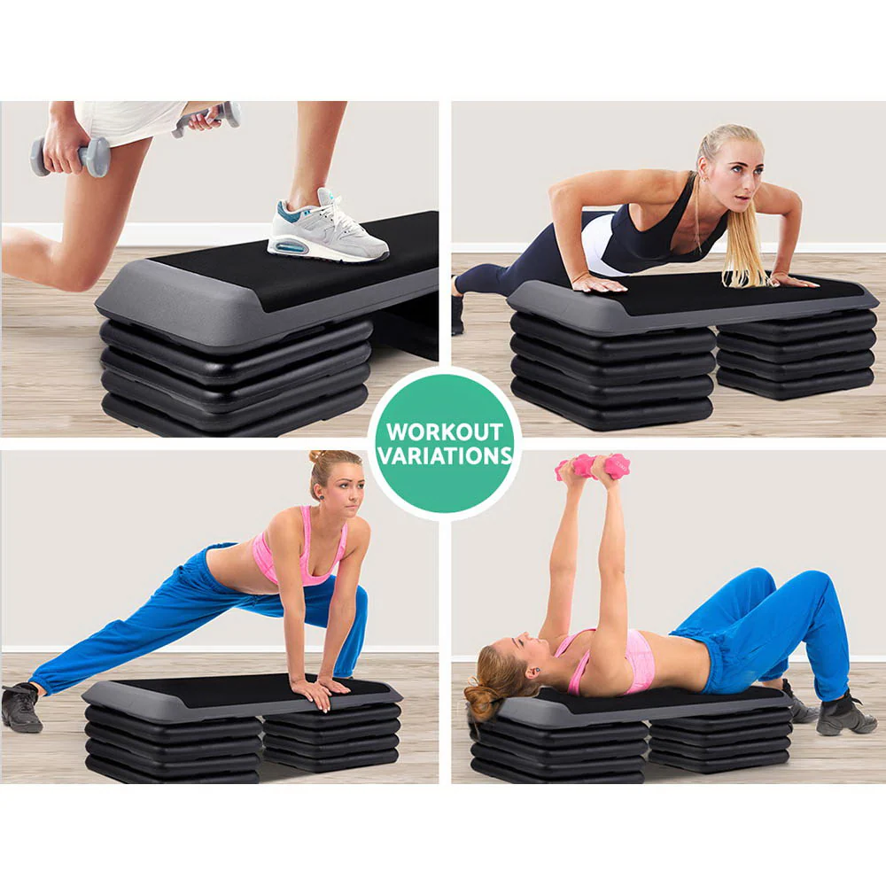 Everfit 4X Aerobic Step Riser Exercise Stepper Block Gym Home Fitness - Image 5
