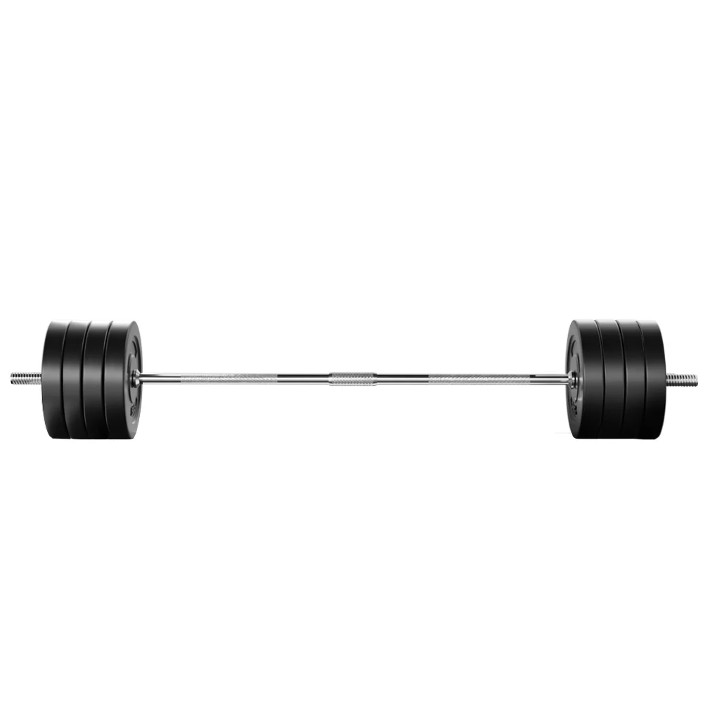Everfit 88kg Barbell Set Weight Plates Bar Lifting Bench 168cm - Image 4