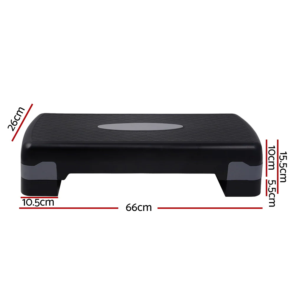 Everfit Aerobic Step Exercise Stepper Steps Home Gym Fitness Block Bench Riser - Image 3