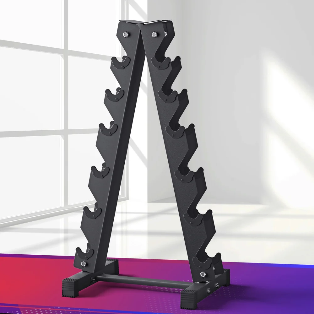 Everfit Dumbbells Rack 6 Tier Dumbbell Stand Home Gym Storage 200kg Capacity - Image 2