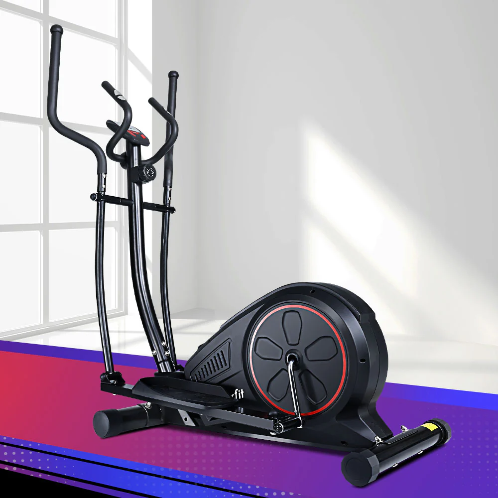Everfit Exercise Bike Elliptical Cross Trainer Home Gym Fitness Machine LCD - Image 2