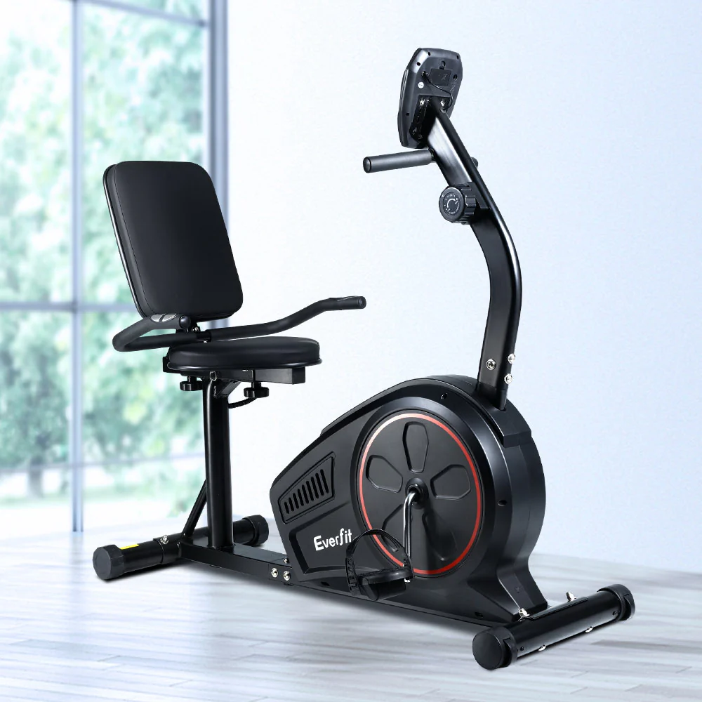 Everfit Exercise Bike Magnetic Recumbent Indoor Cycling Home Gym Cardio 8 Level - Image 8