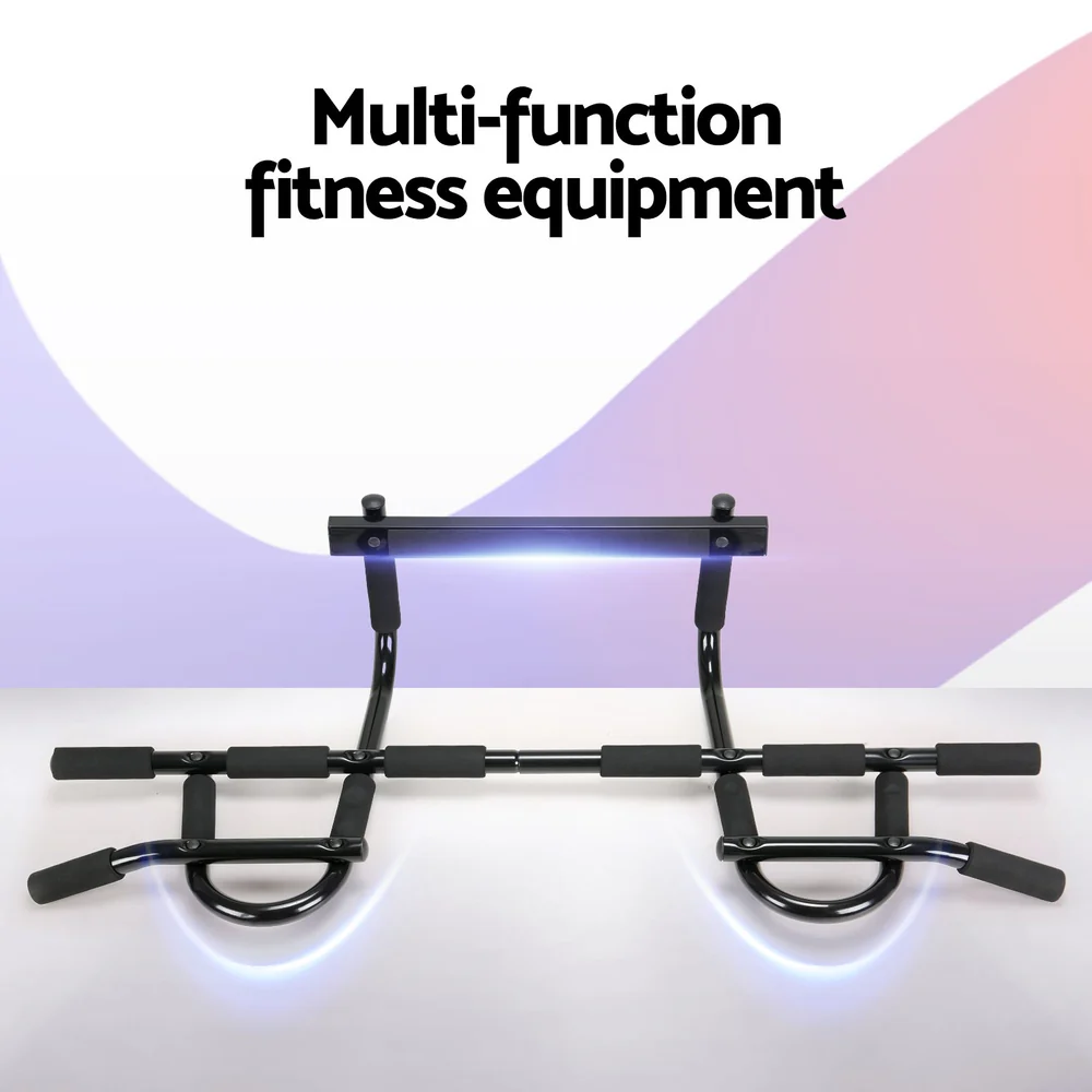 Everfit Pull Up Bar 104CM Doorway Chin Up Horizontal Bar Gym - Image 4