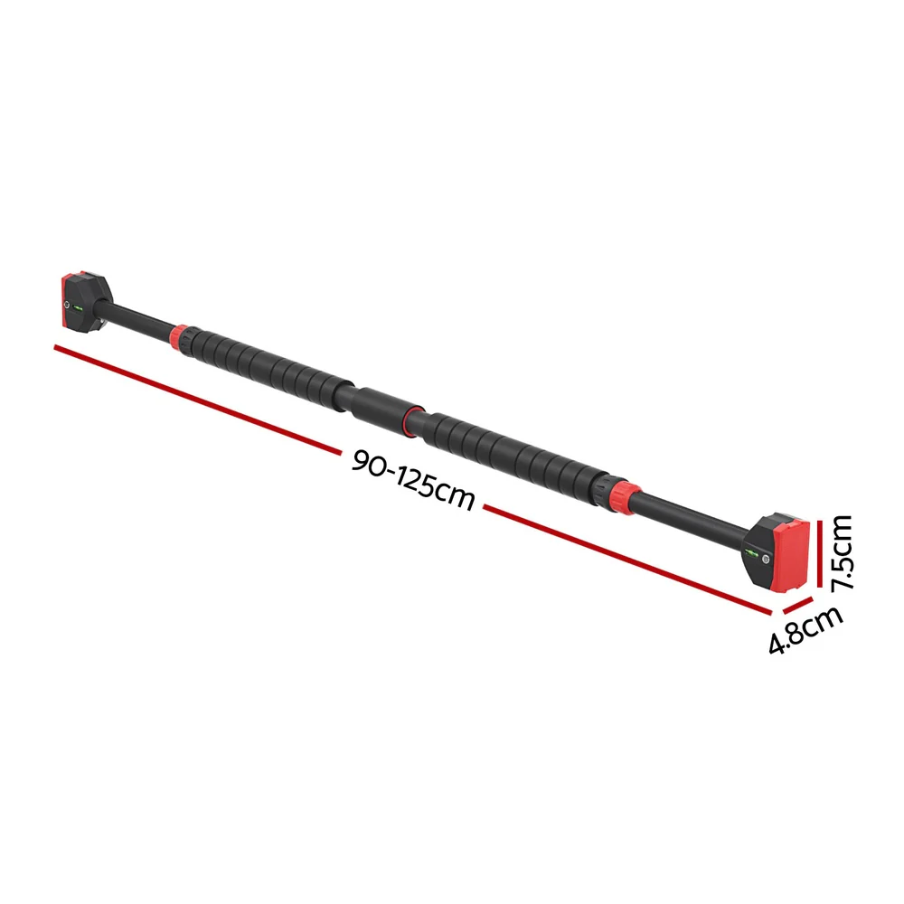 Everfit Pull Up Bar 90CM-125CM Doorway Chin Up Horizontal Bar Gym - Image 2