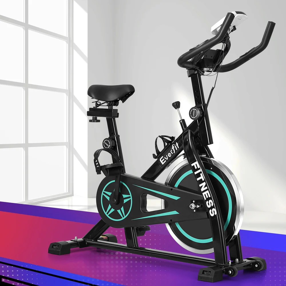 Everfit Spin Bike Exercise Bike 10kg Flywheel Fitness Home Gym 150kg capacity - Image 2