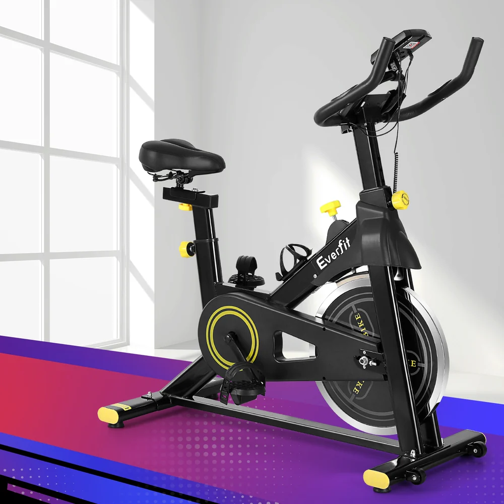Everfit Spin Bike Exercise Bike Cardio Gym Bluetooth APP Connectable - Image 2