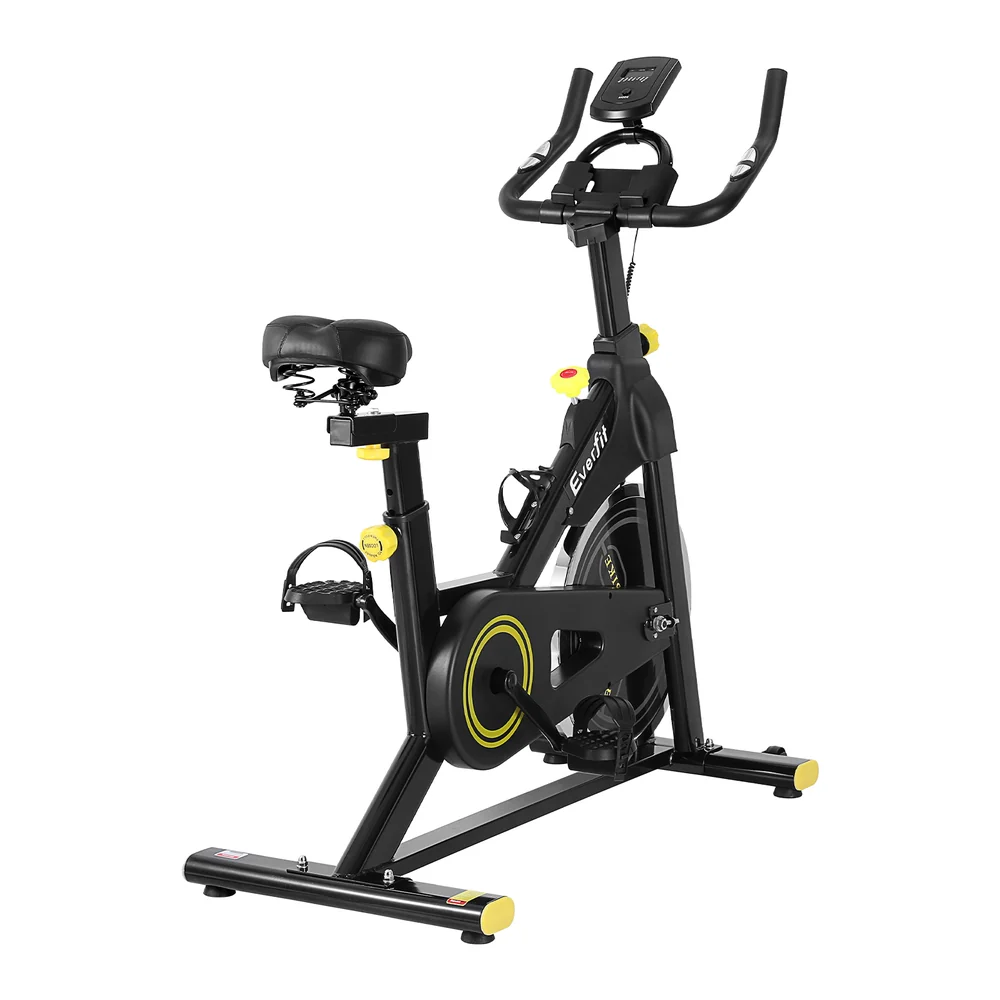Everfit Spin Bike Exercise Bike Cardio Gym Bluetooth APP Connectable - Image 4