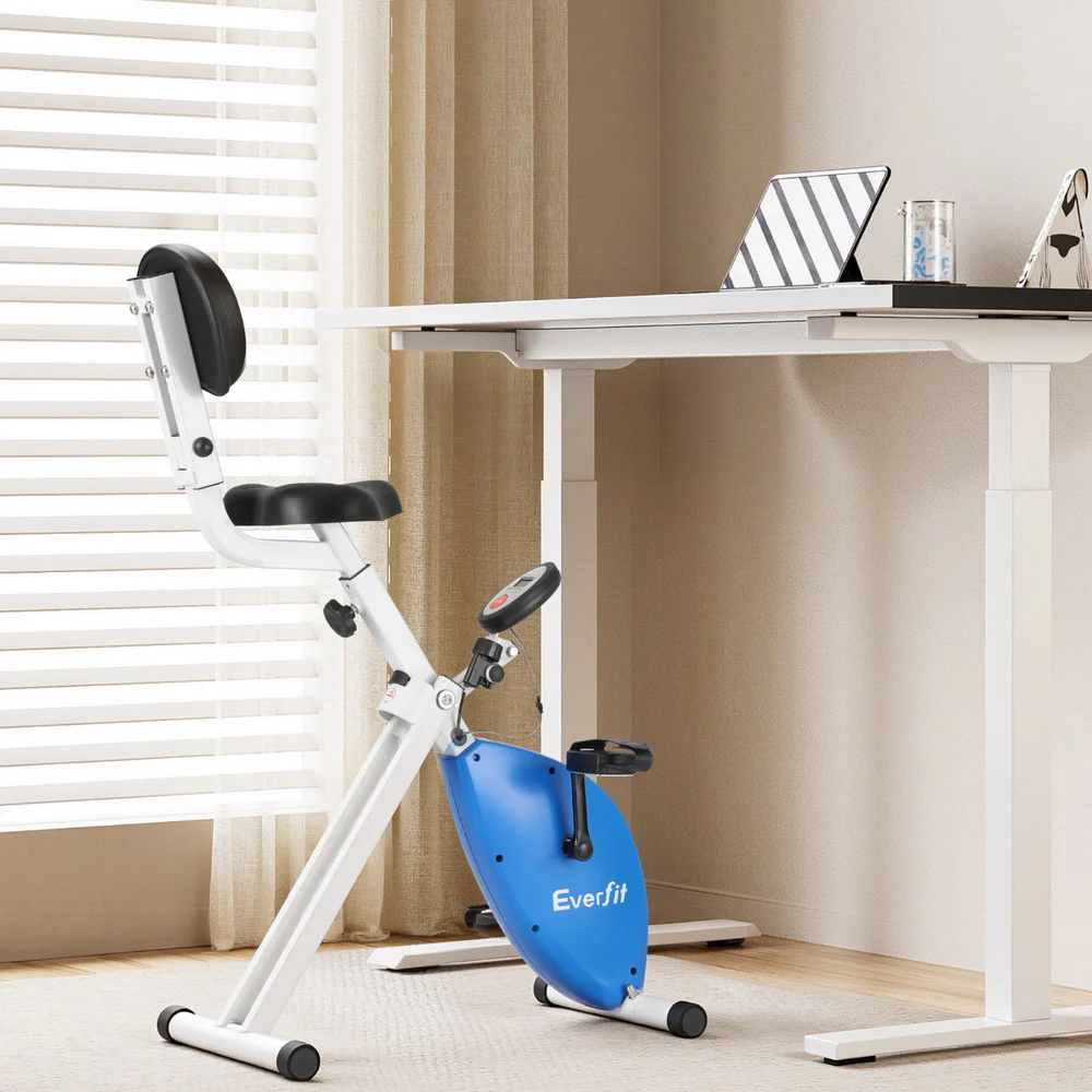 Everfit Under Desk Exercise Bike Magnetic Resistance X-bike Workouts 100kg Capacity - Image 2