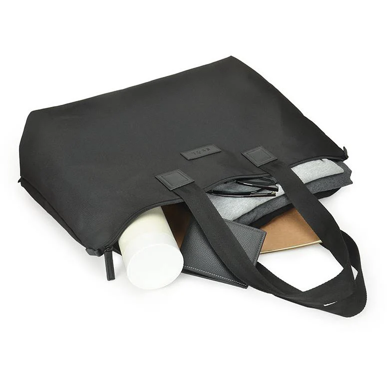 Evol Recycled Foldable Travel 40L Tote Bag (Black) - Image 6