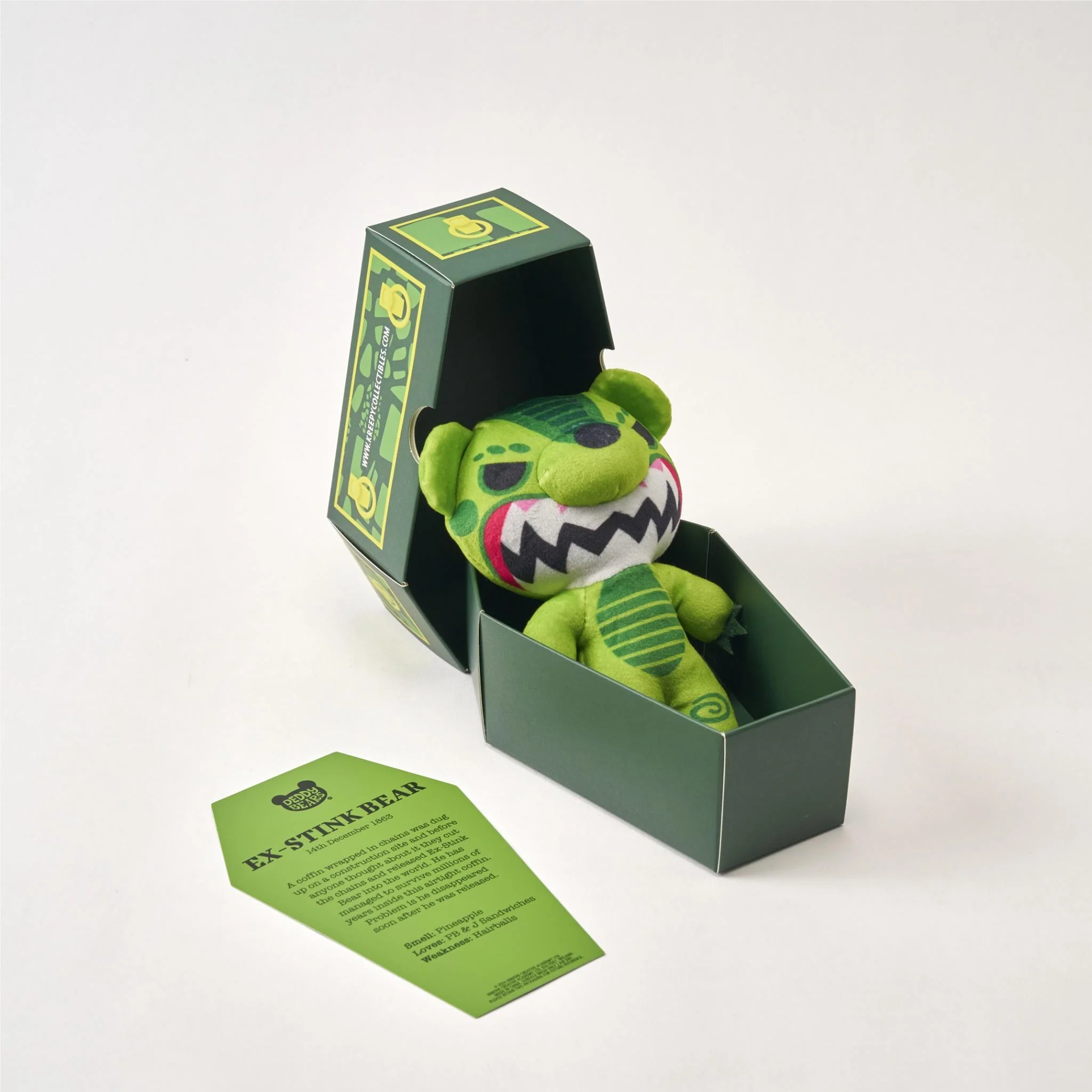 Ex-Stink Bear Deddy Bear Plush In Coffin - Image 2