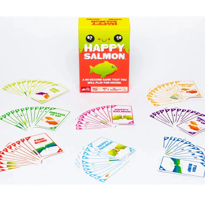 Exploding Kittens Happy Salmon Party Game - Image 3