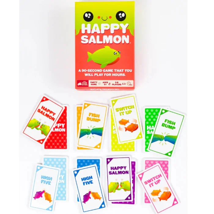 Exploding Kittens Happy Salmon Party Game - Image 5