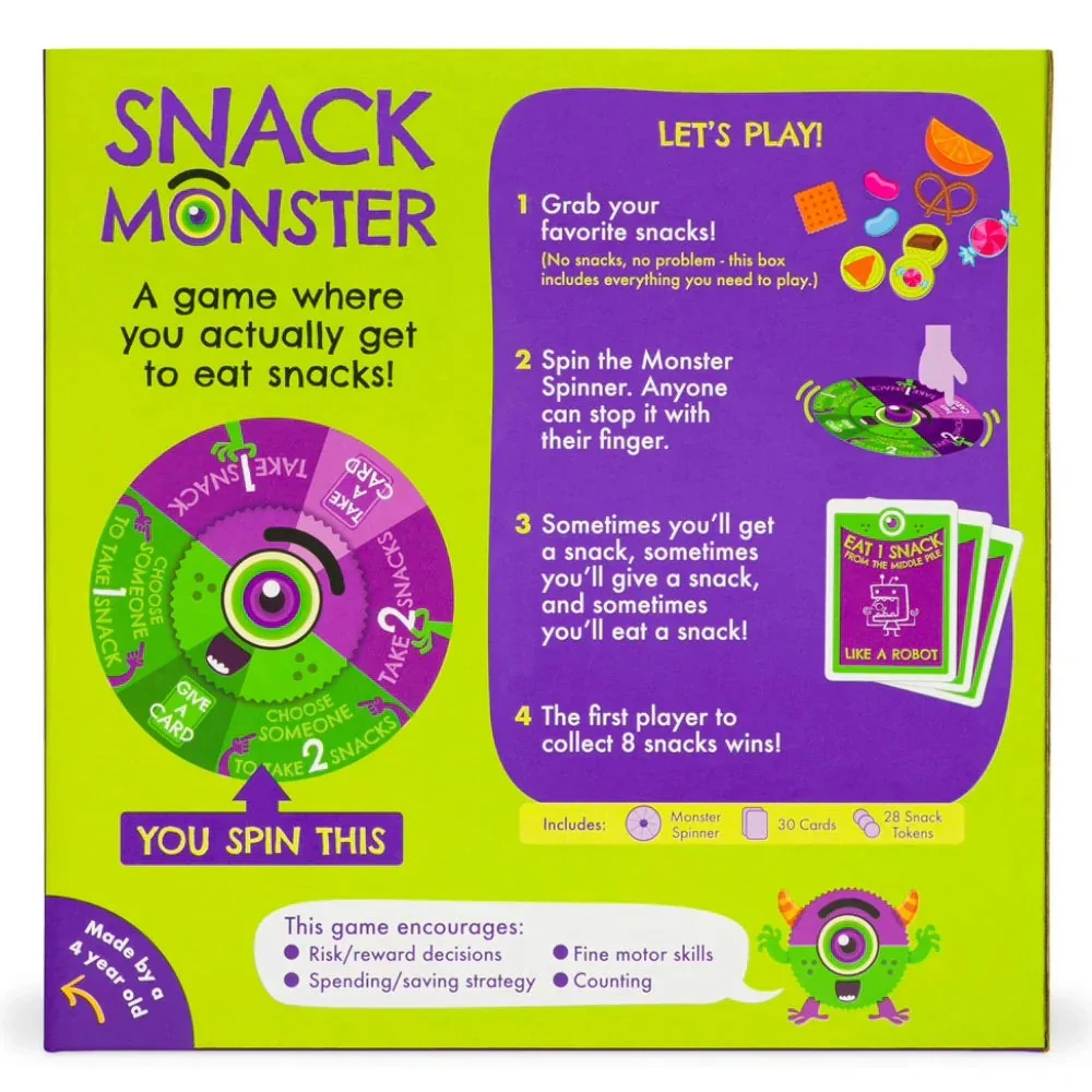 Exploding Kittens Snack Monster Family Game - Image 2