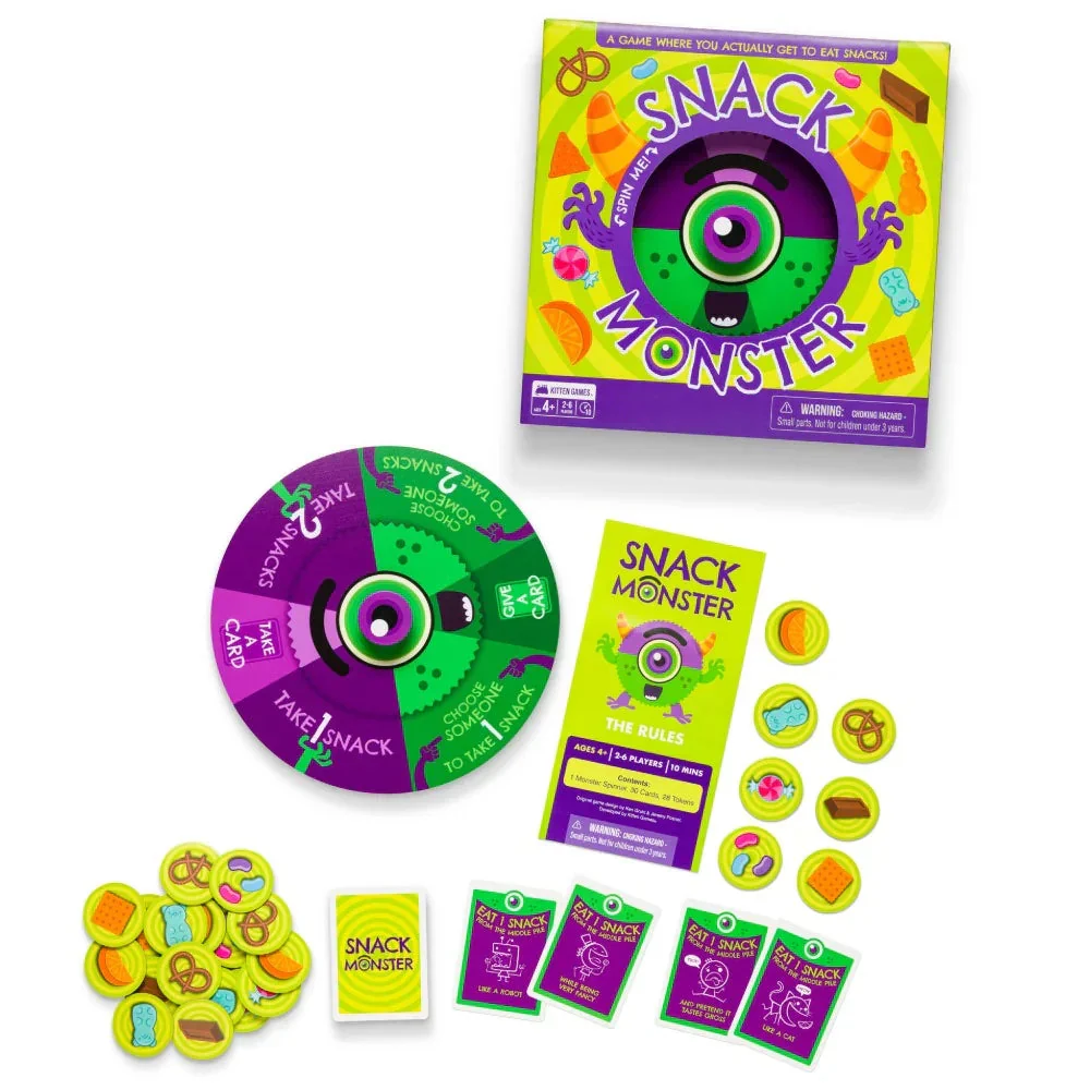 Exploding Kittens Snack Monster Family Game - Image 5