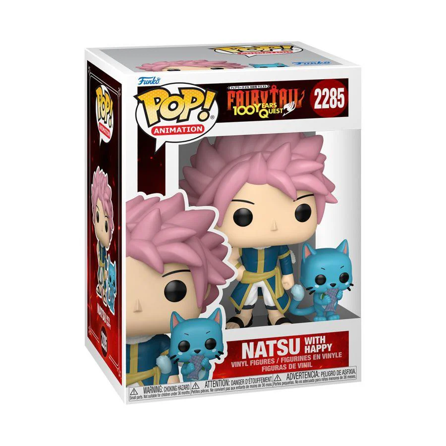 Fairy Tail: 100 Year Quest - Natsu & Happy Pop! Vinyl - Image 2