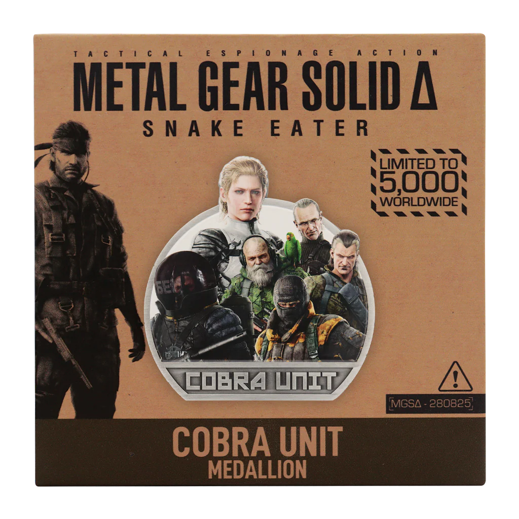 Fanattik Limited Edition Metal Gear Solid Delta Cobra Unit Medallion - Image 3