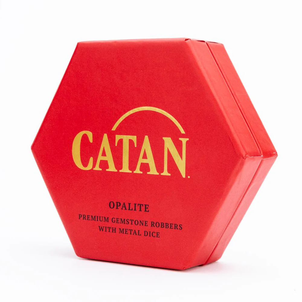 Fanroll By Metallic Dice Games MDG CATAN Premium Robber and Metal Dice Set Opalite - Image 2