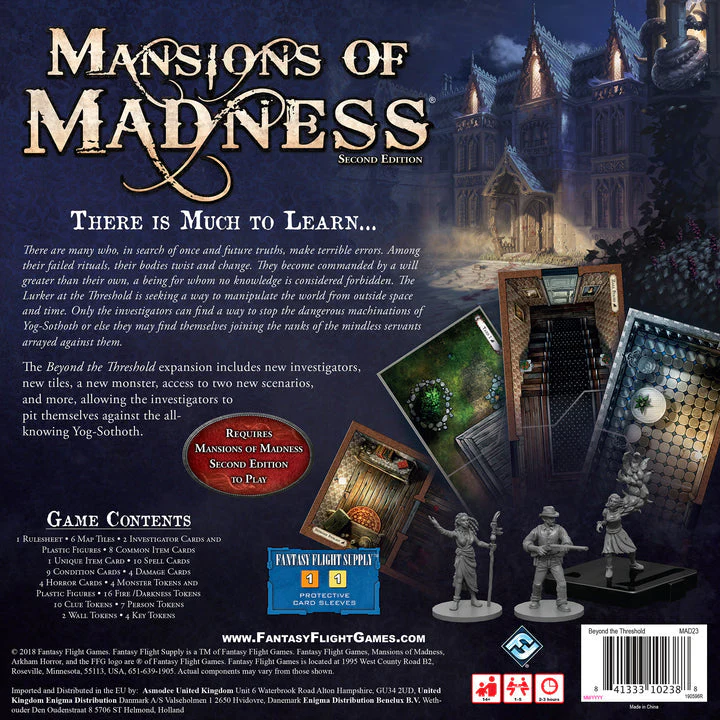 Fantasy Flight Games Mansions of Madness - Second Edition Beyond the Threshold Expansion Game - Image 5