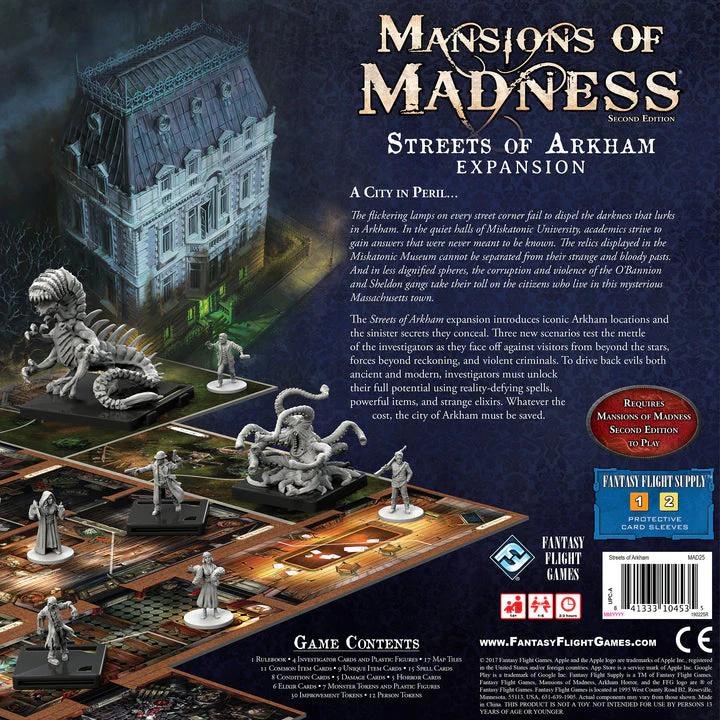 Fantasy Flight Games Mansions Of Madness Streets Of Arkham - Image 7