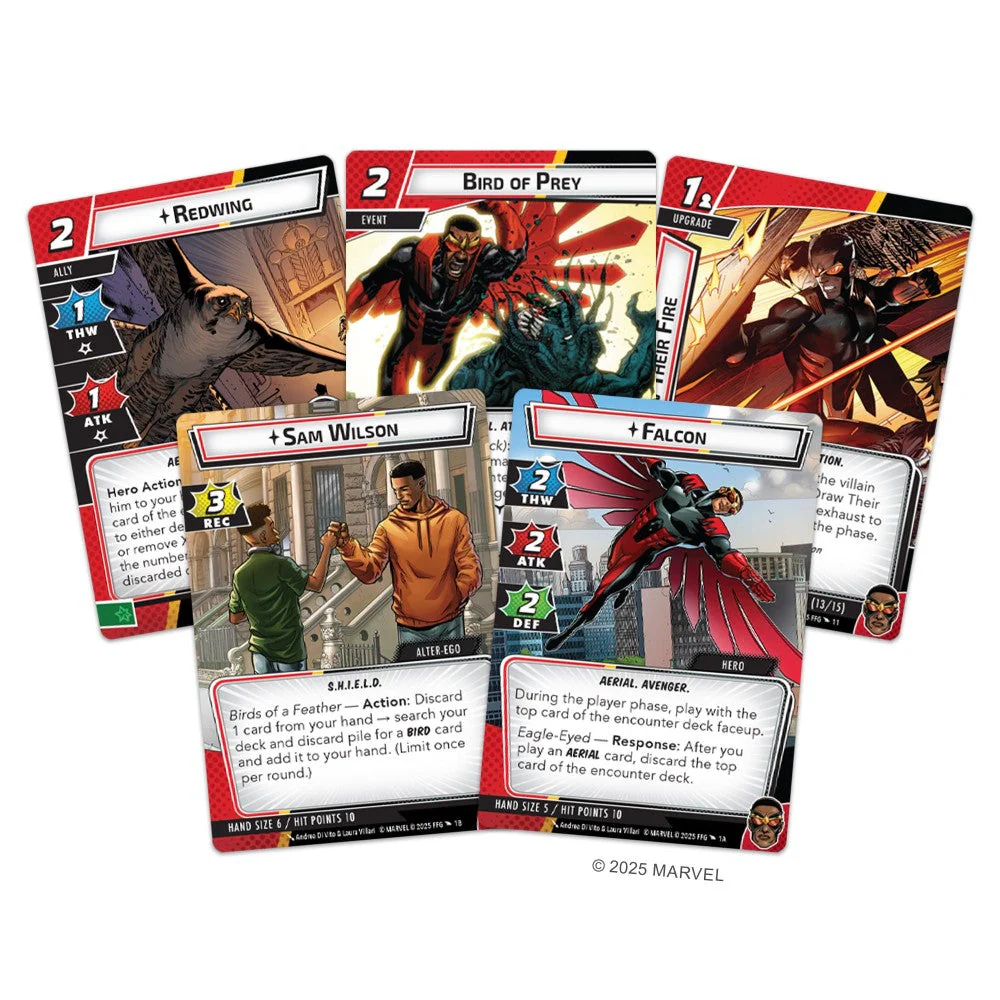 Fantasy Flight Games Marvel Champions: The Card Game Falcon Hero Pack Board Game - Image 3