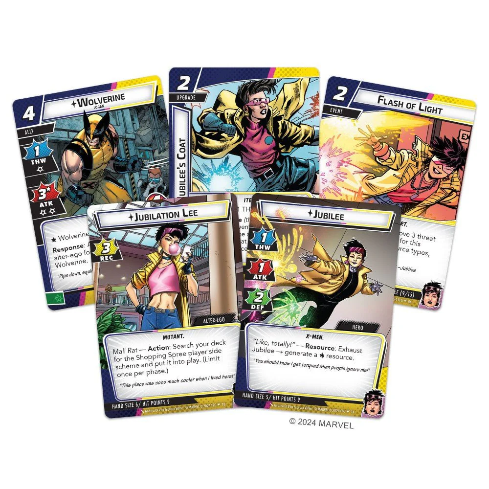 Fantasy Flight Games Marvel Champions: The Card Game Jubilee Hero Pack Board Game - Image 3