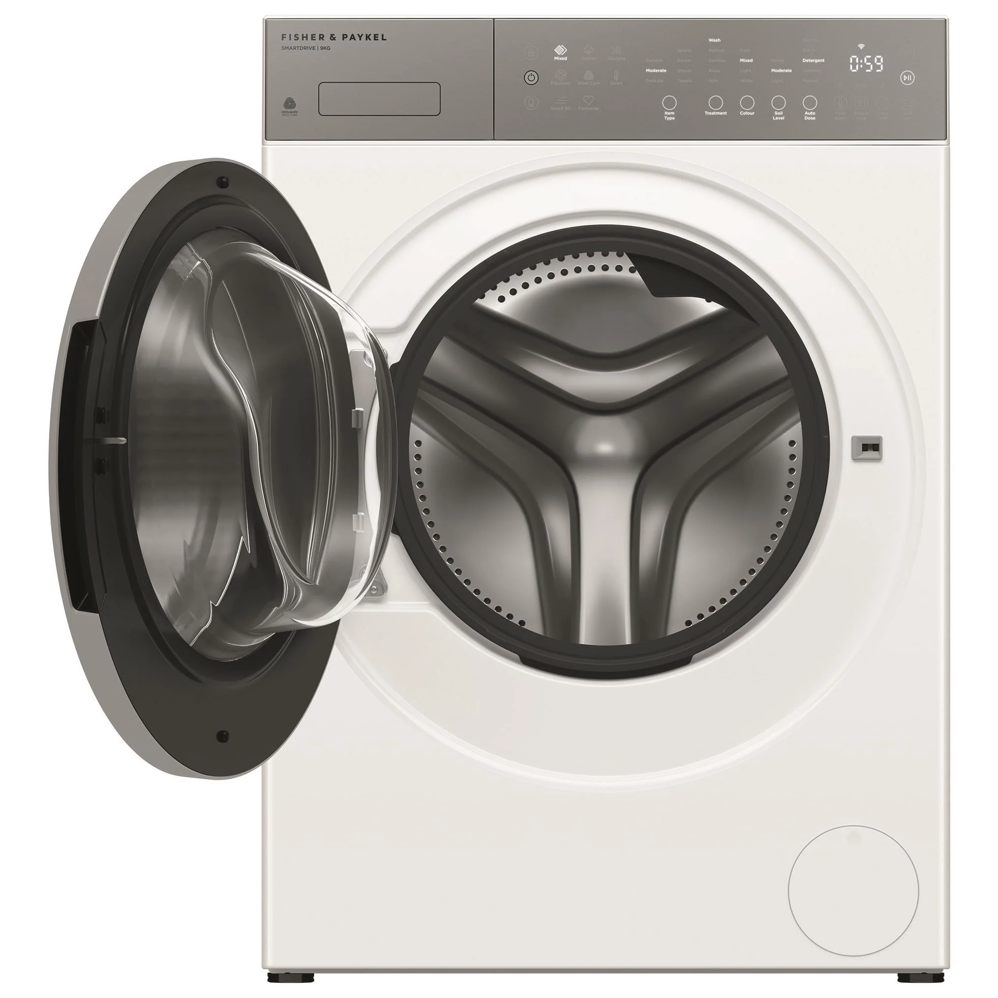 Fisher & Paykel WH9060P5 Series 5 9kg Contemporary Front Load Washer - Image 2
