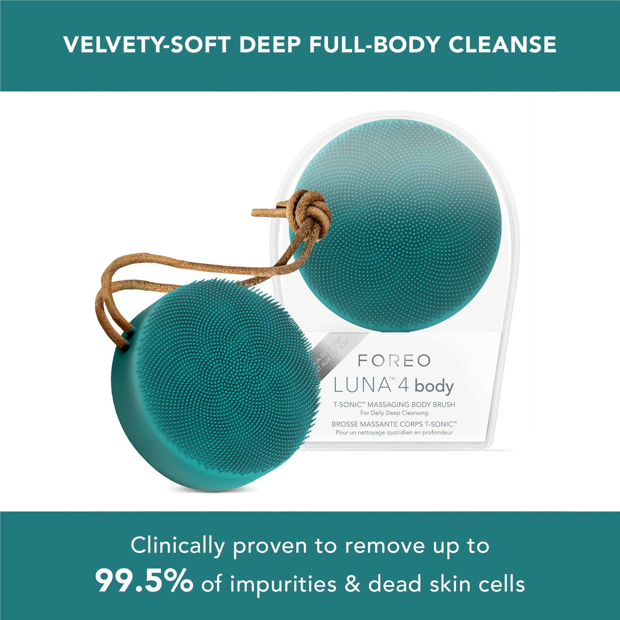 Foreo Luna 4 Body Brush (Evergreen) - Image 7