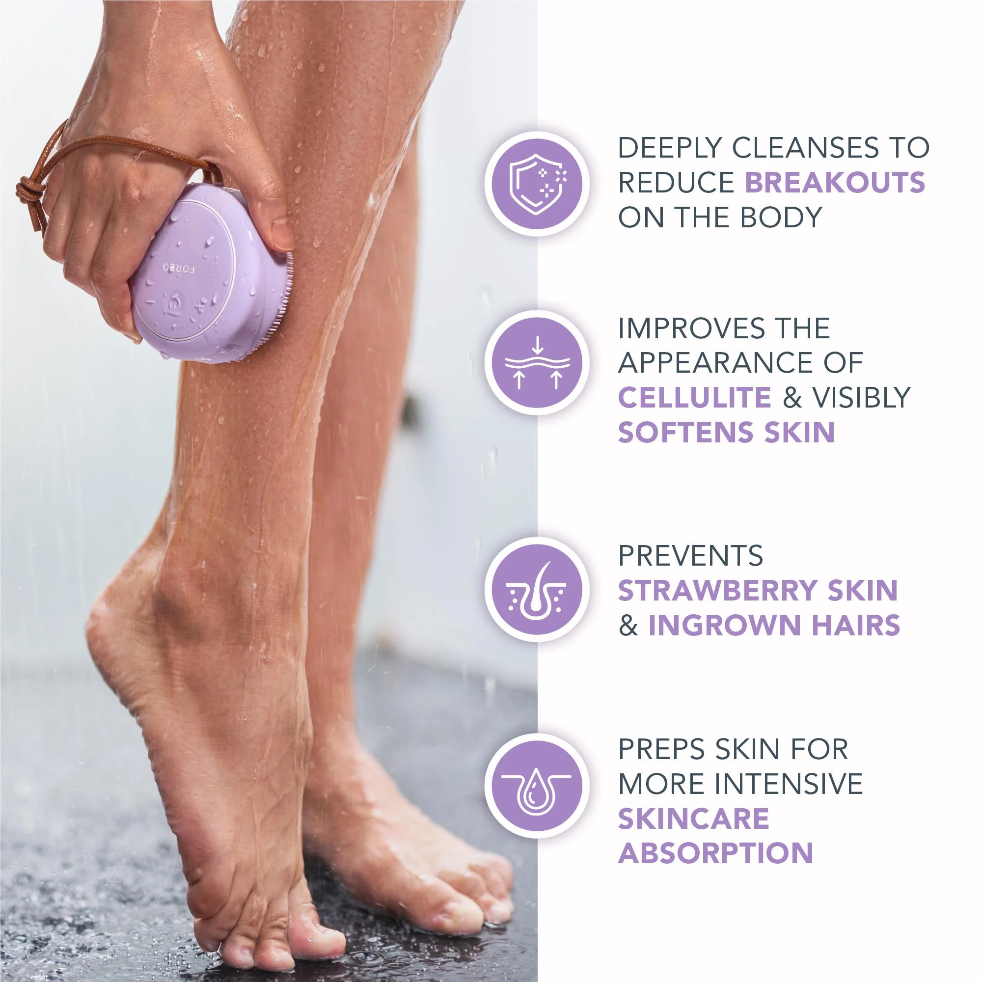 Foreo Luna 4 Body Brush (Lavendar) - Image 4